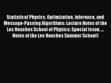 Download Statistical Physics Optimization Inference and Message-Passing Algorithms: Lecture