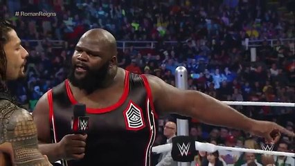 Roman Reigns Spears A Returning Mark Henry Through The Barricade: SmackDown, March 12, 2015