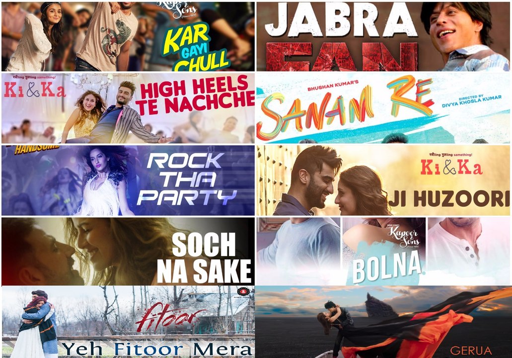 Top 10 Bollywood Songs Of The Week  - March 18, 2016
