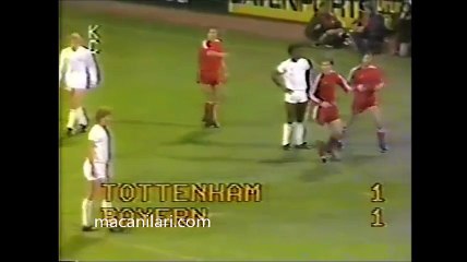 20.10.1982 - 1982-1983 UEFA Cup Winners' Cup 2nd Round 1st Leg Tottenham Hotspur 1-1 Bayern Münih