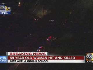 59-year-old woman hit and killed