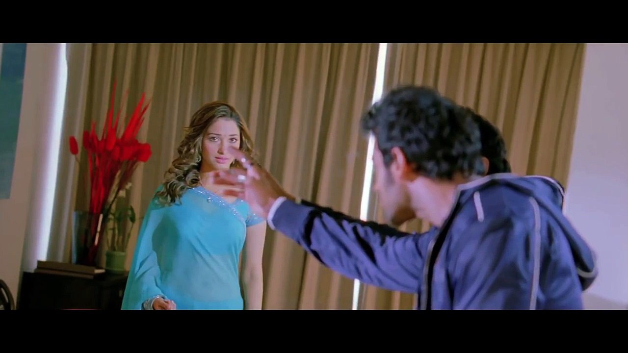 Tamannaah Bhatia & Prabhas Kissing Scene from Rebel Movie