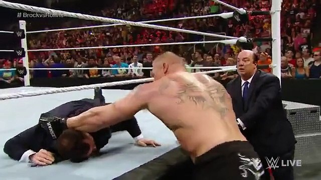 WWE Wrestling 2016 Seth Rollins vs Brock Lesnar Full Match - WWE World