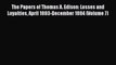 Read The Papers of Thomas A. Edison: Losses and Loyalties April 1883-December 1884 (Volume