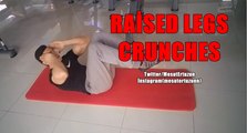 Vücut Geliştirme Hareketleri - Raised Legs Crunches
