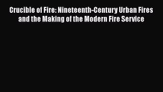 Download Crucible of Fire: Nineteenth-Century Urban Fires and the Making of the Modern Fire
