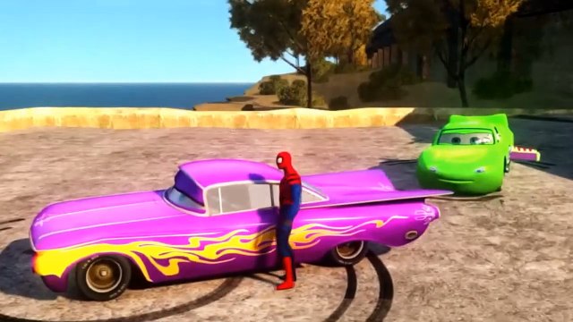 Cars Spiderman Nursery ♪ The Grand old Duke of York ♪ Race HD Spider-Man Hulk Toy Story Buzz