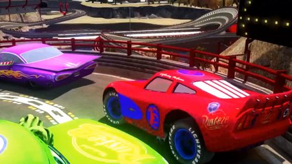 Spiderman Songs Nursery ♪ The Limerick Song  ♪ Cars  Spider-Man Hulk Buzz Lightyear Race HD