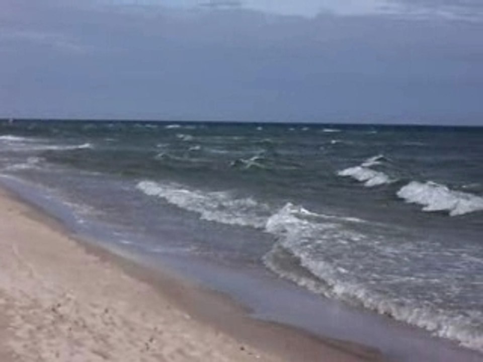 quand la mer baltique rencontre la mer du Nord à Skagen