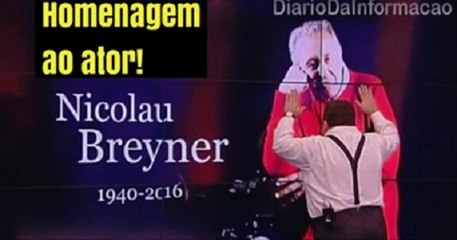 Grande homenagem que Fernando Mendes fez ao nosso Nicolau Breyner! Brutal!