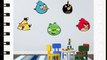 Pegatinas de pared a colori ''Angry Birds'' Vinyl Wall Stickers Decals