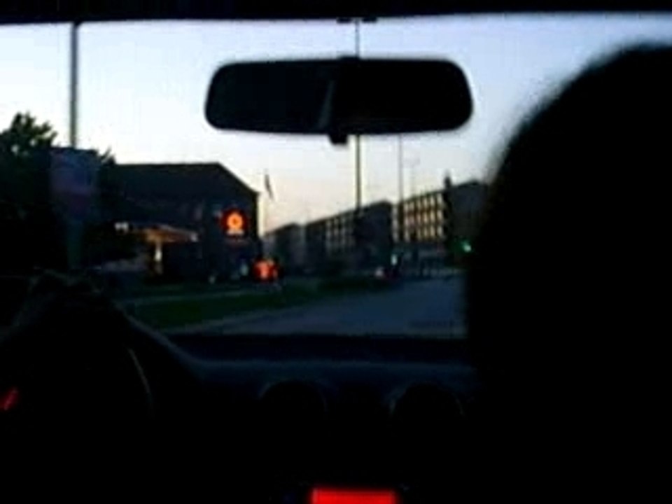 En train de faire le fou au volant d'une A3 à Aalborg