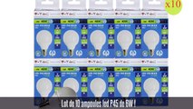Pack 10 ampoules led E14, 6W, 180°, 470 lm