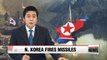 N. Korea fires two medium-range ballistic missiles into East Sea