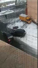 Road rage percutant en Russie