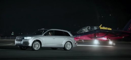 Audi SQ7 contra un avión a reacción, ¡nada es imposible!