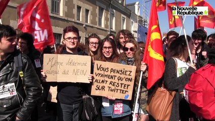 VIDEO. Les jeunes manifestent contre la loi Travail à Blois