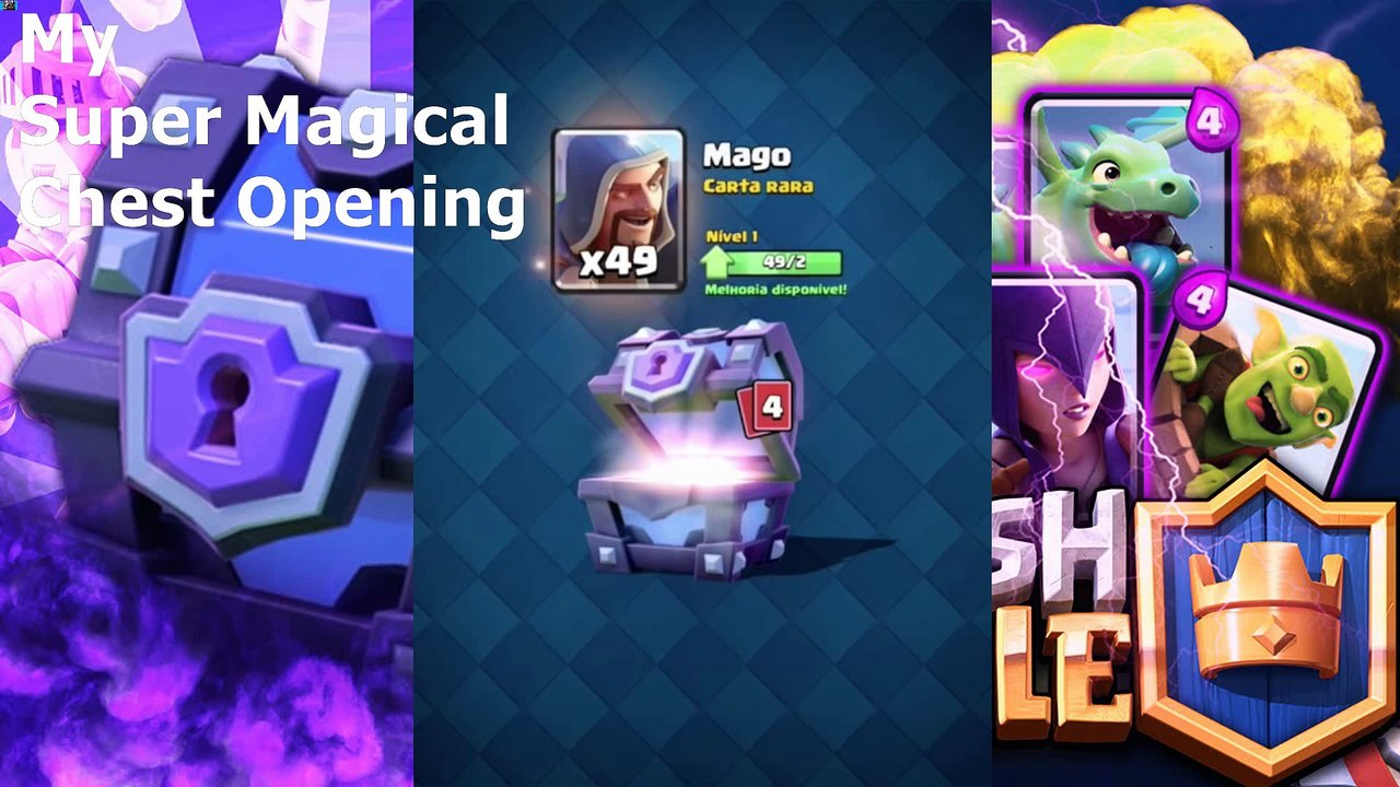 Clash Royale MY FIRST SUPER MAGICAL CHEST OPENING Android Games