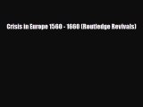 PDF Crisis in Europe 1560 - 1660 (Routledge Revivals) Ebook