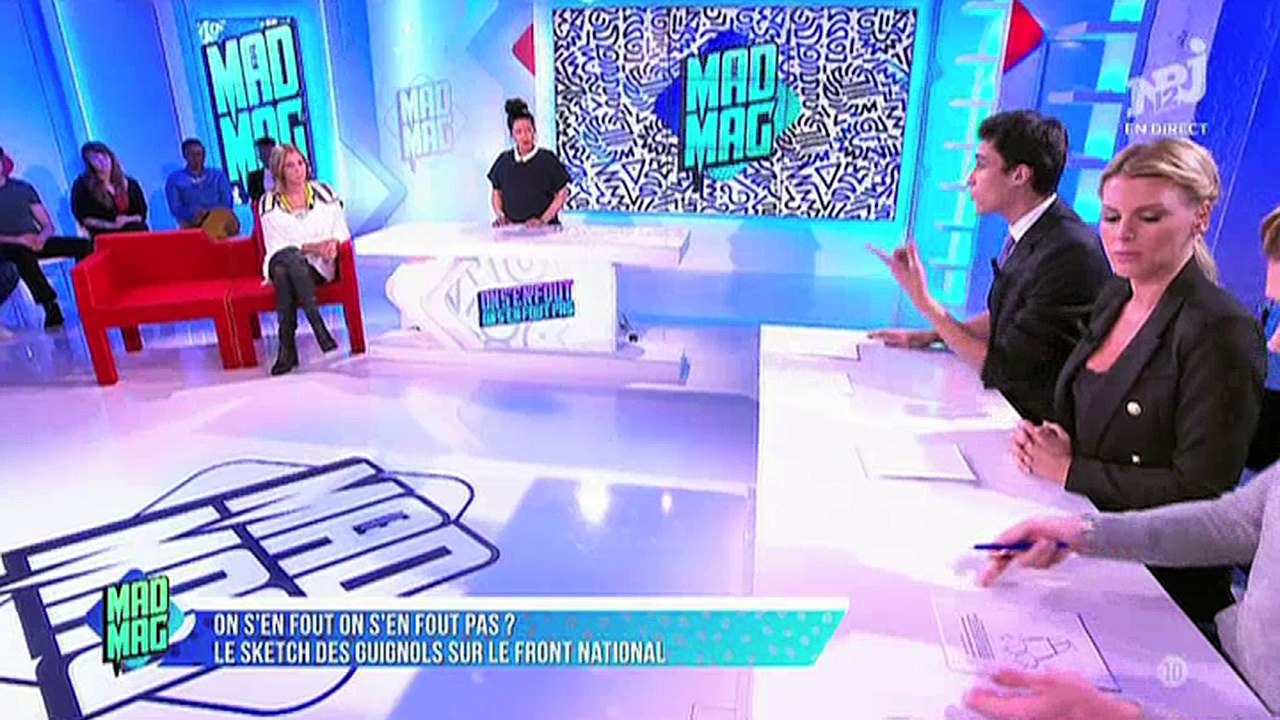 Martial recadré par Ayem dans "Le Mad Mag"