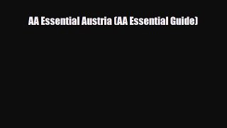 PDF AA Essential Austria (AA Essential Guide) Ebook