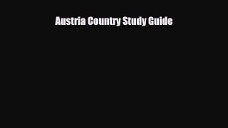 PDF Austria Country Study Guide PDF Book Free