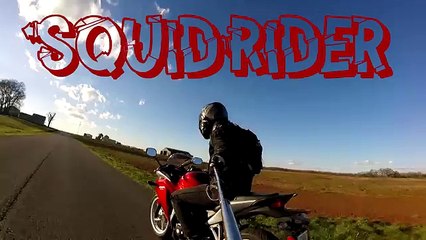 Idiots Throw Cigarettes Out Window and Hit Motorcycle