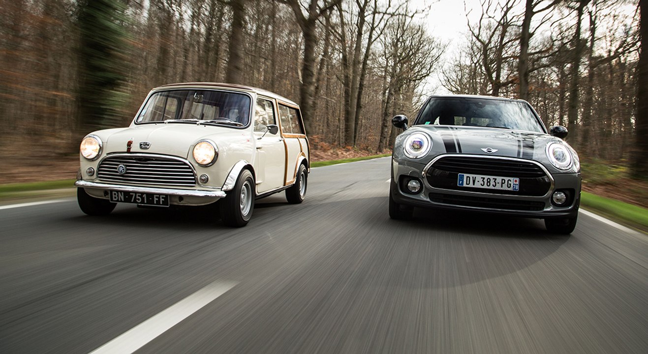 Mini Clubman 2016 vs. Mini Countryman 1963 [COMPARATIF VIDEO] : Mini Country Club