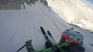 Epic Couloirs From The Top Of Aiguille Du Midi With Aurelien...