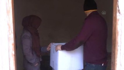 Hayırseverlerden Suriyeli Aileye Yardım Eli