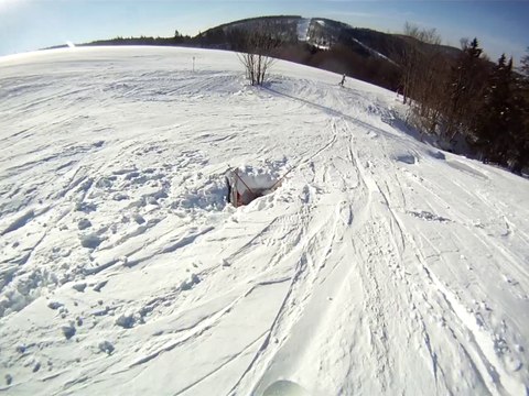 Sortie ski à La Bresse se fini dans le ruisseau