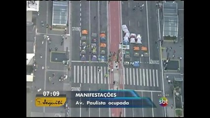 Manifestantes pró-impeachment acampam na Avenida Paulista - Parte 2