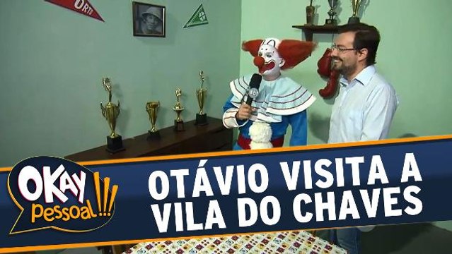 Otávio Mesquita visita a exposição da Vila do Chaves