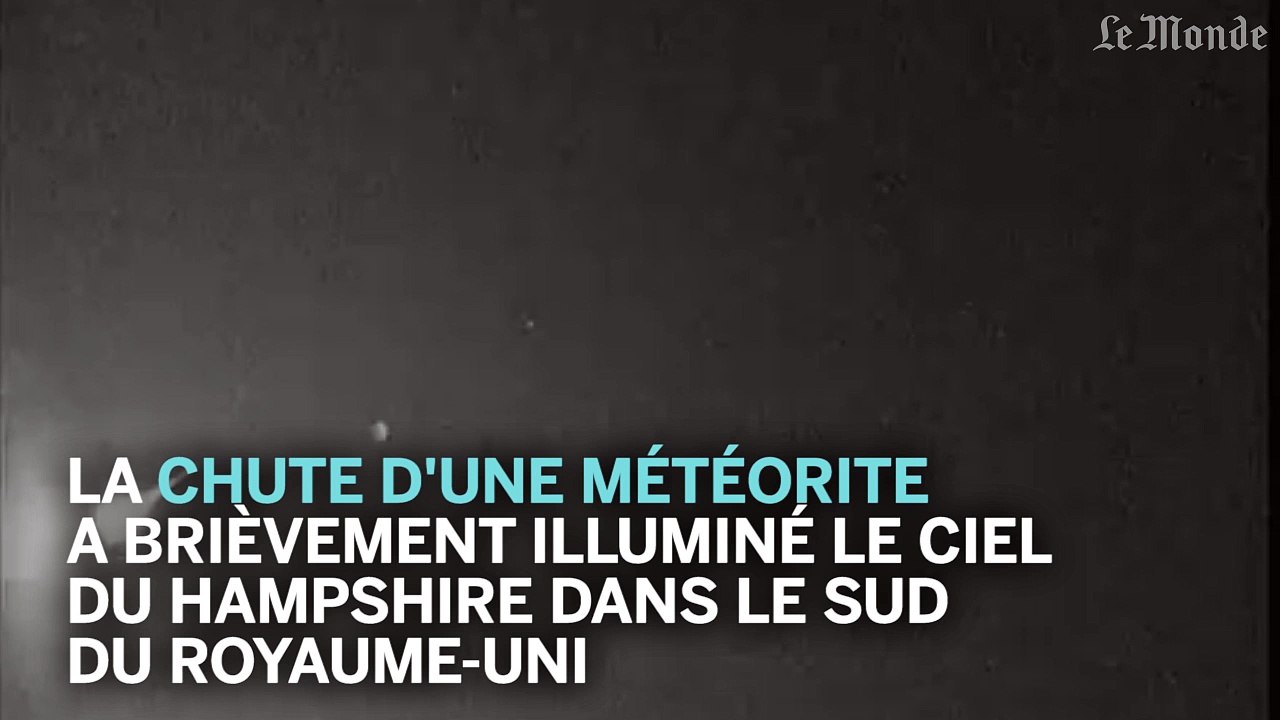 Une météorite illumine le ciel du Royaume-Uni