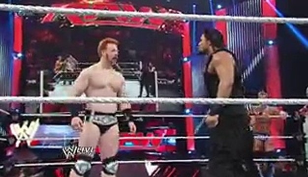 The Shield vs Sheamus, Ryback & Chris Jericho WrestleMania 29 - (Raw 02.18.2013)