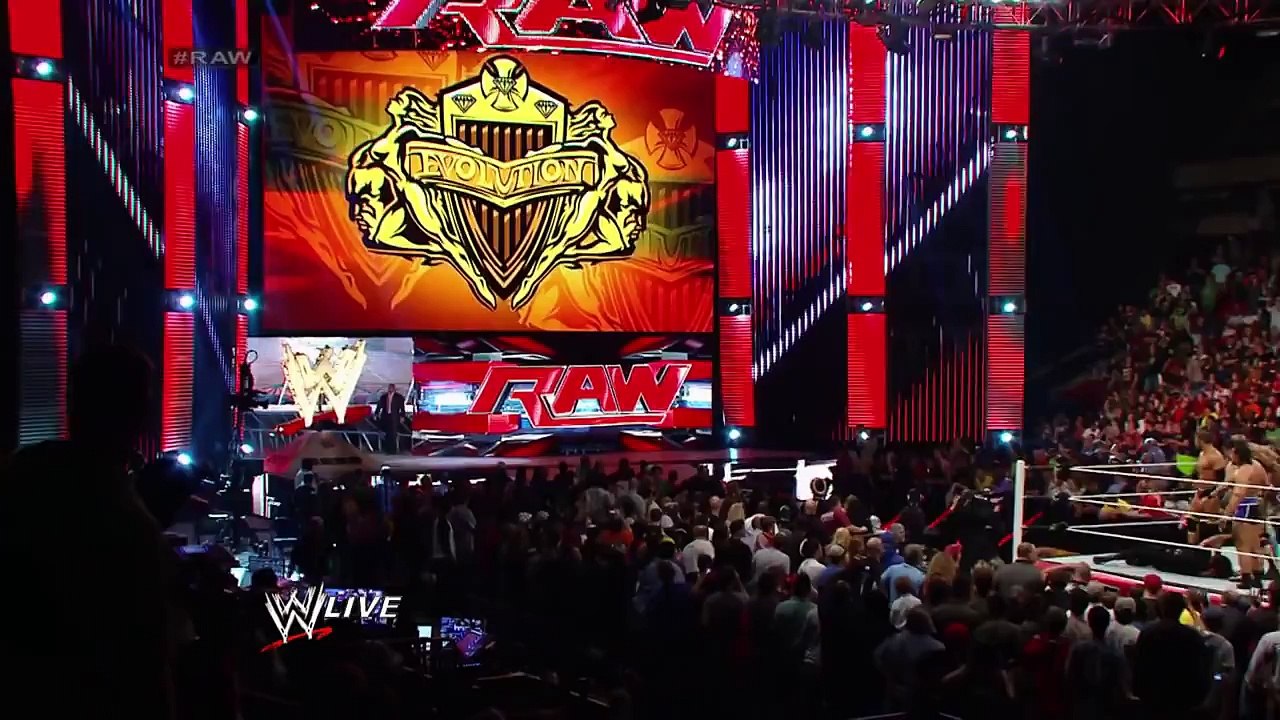 The Shield competes in a 11-on-3 Handicap Match- Raw, April 14, 2014