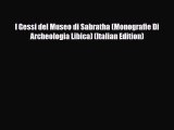 PDF I Gessi del Museo di Sabratha (Monografie Di Archeologia Libica) (Italian Edition) Ebook