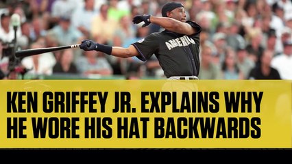 Ken Griffey Jr. Explains Why He Started Wearing His Hats Backwards