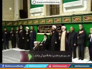 Leader Of Islamic Revolution Attended Majalis of Fatima's Days