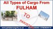 Fulham to Pakistan Air & Sea Cargo, Gifts, Parcels, Courier, Low Prices