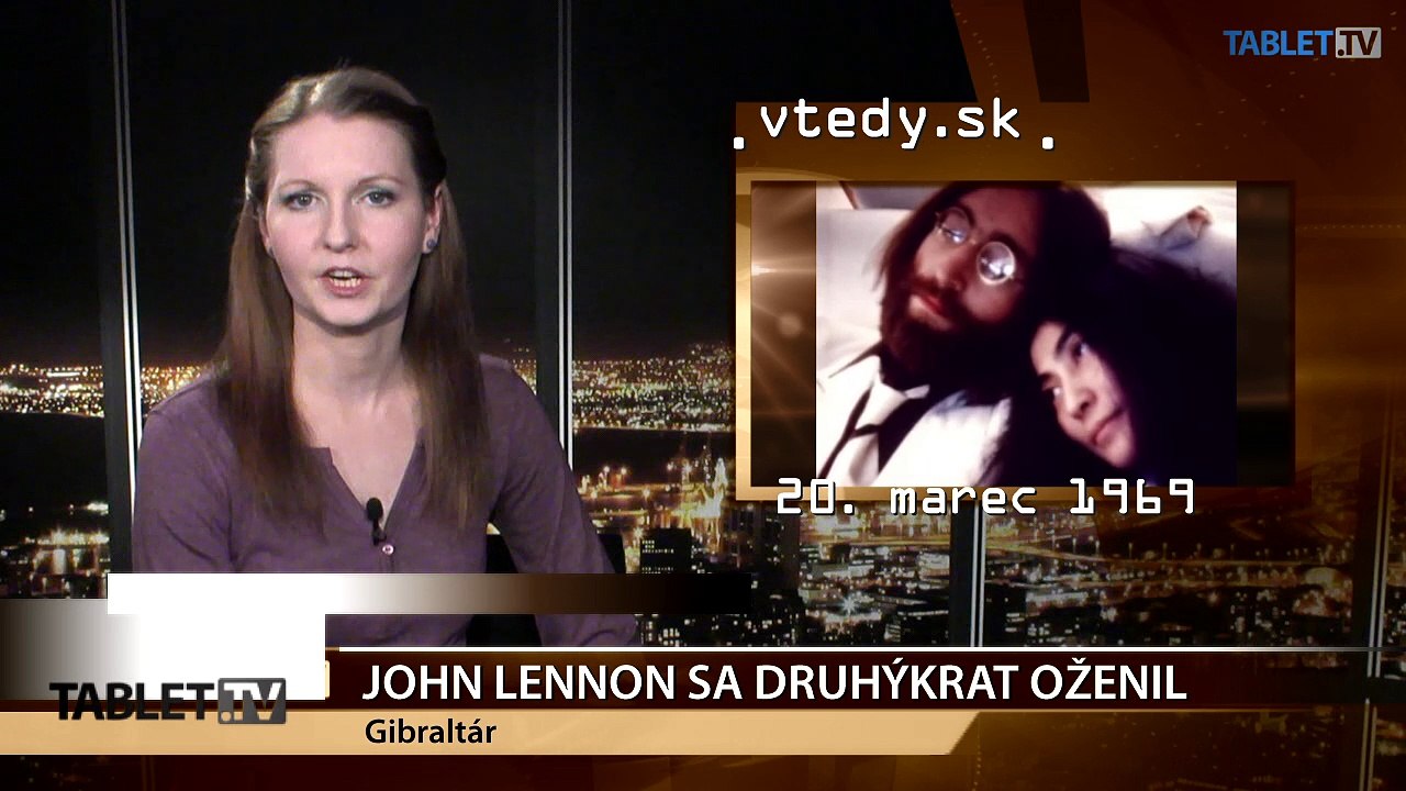 Stalo sa VTEDY: Druhý sobáš Johna Lennona a útok sarínom