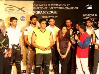 Sangram Singh launches affordable sportswear at 2016 AIFW