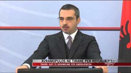 Avramopulos në Tiranë për refugjatët - News, Lajme - Vizion Plus