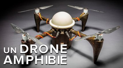 Ce drone est autant à l’aise dans les airs que sous l’eau