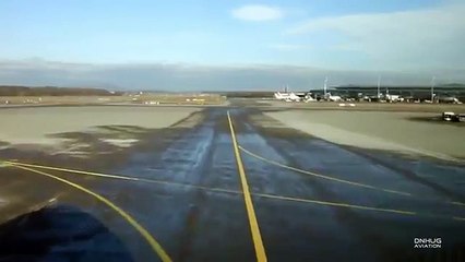 تصوير لحظة إقلاع الطائرة جدا رائعة