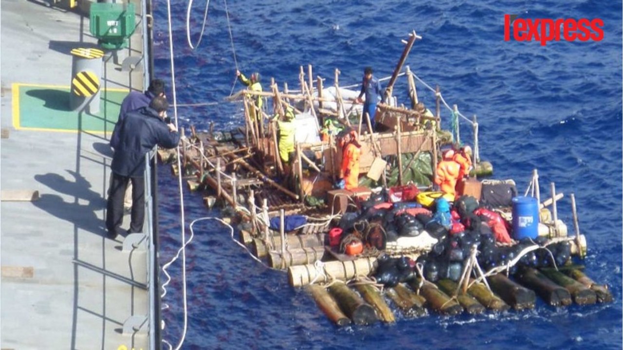 Kon Tiki 2: l'équipage du radeau secouru au large du Pacifique