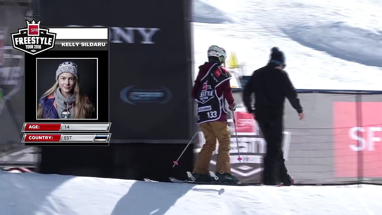 Vidéo : le run vainqueur de Kelly Sildaru sur le SFR Freestyle Tour de la Clusaz 2016