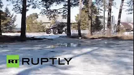 Russian Batmobile Engineer shows off his cross-country vehicle 2016