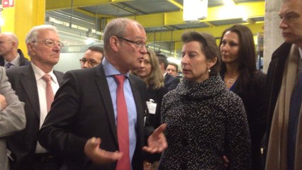 Visite d'Atos par la ministre Clotilde Valter