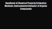 Download Handbook of Chemical Property Estimation Methods: Environmental Behavior of Organic